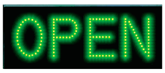 We're open for business